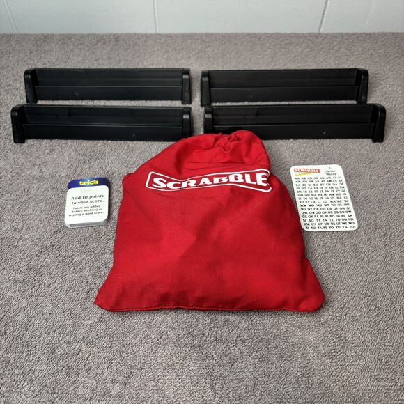 Scrabble Trickster Crossword Game Mattel Complete 2010 Preowned Good Condition - Picture 9 of 13